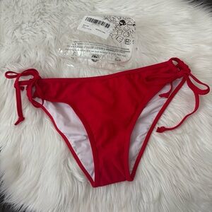 American Trends Amazon Red String Bikini Bottoms